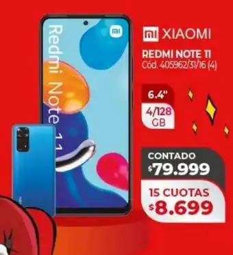 Naldo Lombardi Celular redmi note 11 oferta