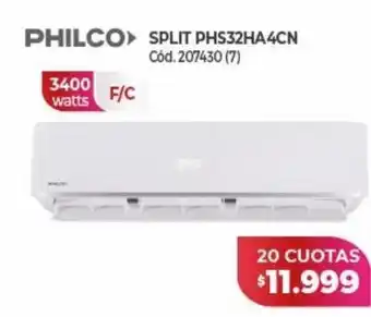 Naldo Lombardi Split philco oferta