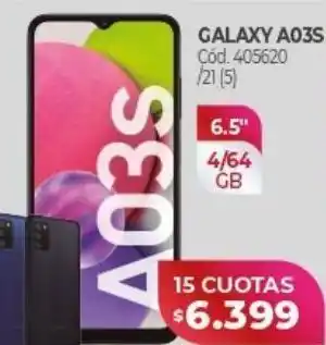 Naldo Lombardi Celular samsung galaxy a03s oferta