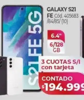 Naldo Lombardi Celular galaxy s21 oferta