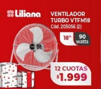 Naldo Lombardi Ventilador liliana oferta
