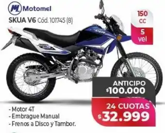 Naldo Lombardi Skua v6 motomel oferta