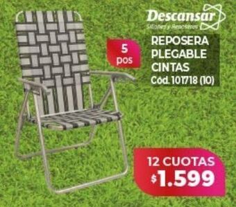 Naldo Lombardi Reposera plegable oferta