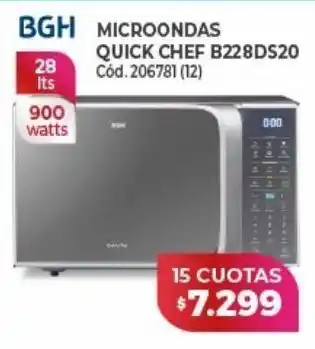 Naldo Lombardi Microondas bgh oferta