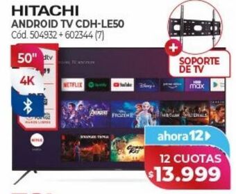 Naldo Lombardi Smart tv hitachi oferta