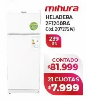 Naldo Lombardi Heladera mihura oferta