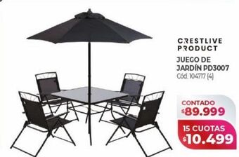 Naldo Lombardi Juego de jardín oferta