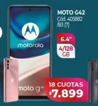Naldo Lombardi Celular motorola g42 oferta