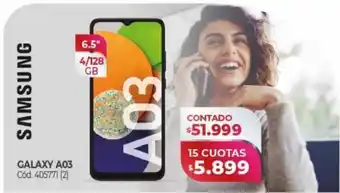 Naldo Lombardi Celular samsung a03 oferta
