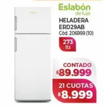 Naldo Lombardi Heladera eslabon de lujo oferta