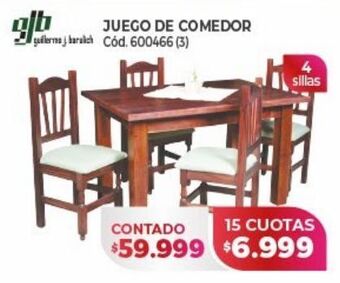 Naldo Lombardi Juego de comedor oferta