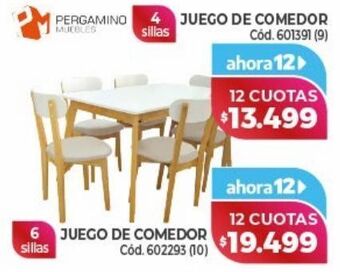 Naldo Lombardi Juego de comedor oferta