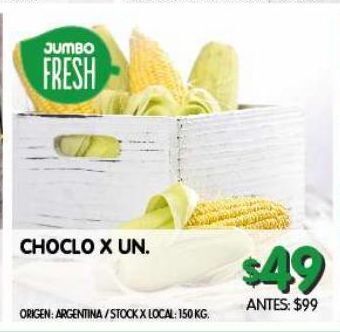 Jumbo Choclo x un oferta