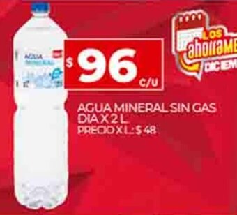 Supermercados DIA Agua Mineral Sin Gas Dia x 2L oferta