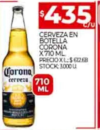 Supermercados DIA Cerveza En Botella Corona x 710ml oferta