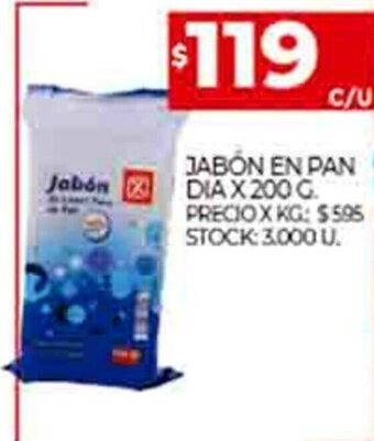 Supermercados DIA Jabón En Pan Dia x 200g oferta