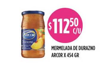 Supermercados Toledo Arcor Mermelada De Durazno x 454gr oferta