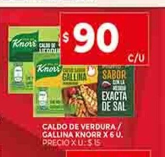 Supermercados DIA Caldo De Verdura / Gallina Knorr oferta