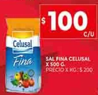 Supermercados DIA Sal Fina Celusal x 500g oferta