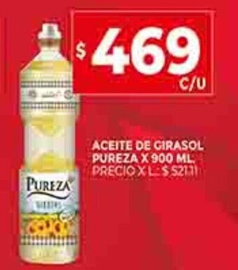 Supermercados DIA Aceite De Girasol Pureza x 900ml oferta