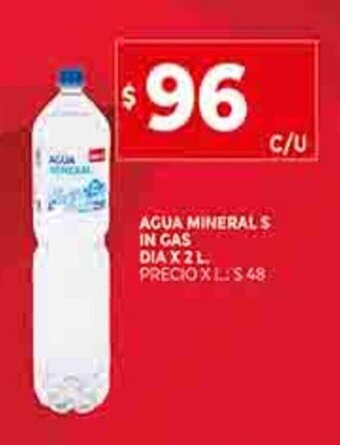 Supermercados DIA Agua Mineral Sin Gas Dia x 2L oferta
