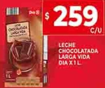Supermercados DIA Leche Chocolatada Larga Vida Dia x 1L oferta
