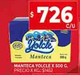 Supermercados DIA Manteca Yolcle x 500g oferta