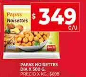 Supermercados DIA Papas Noisettes Dia x 500g oferta