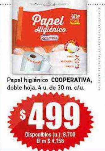 Cooperativa Obrera Papel higiénico cooperativa oferta