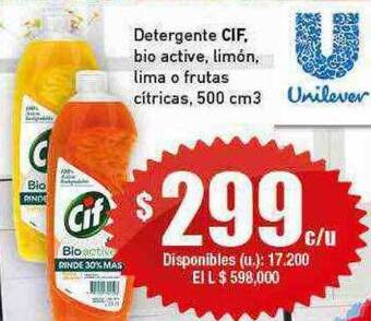 Cooperativa Obrera Detergente cif oferta