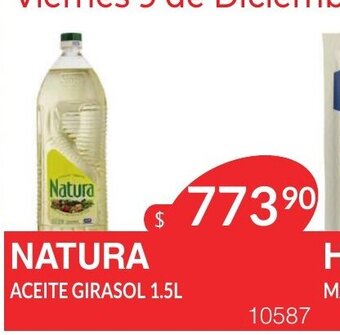 Masivos Natura Aceite Girasol 1.5L oferta
