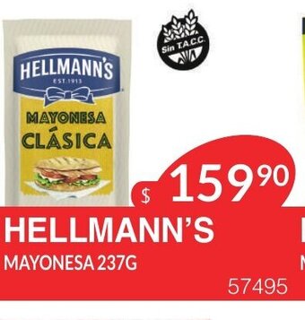 Masivos Hellmann's Mayonesa 237g oferta
