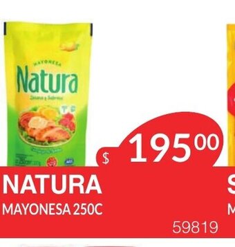 Masivos Natura Mayonesa 250g oferta