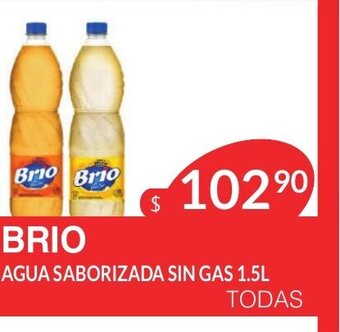 Masivos Brio Agua Saborizada Sin Gas 1.5L oferta