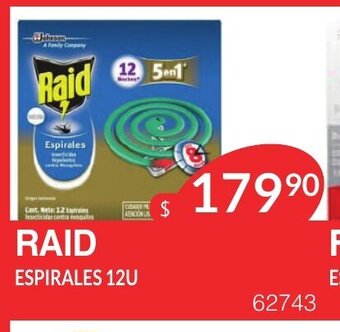 Masivos Raid Espirales 12u oferta