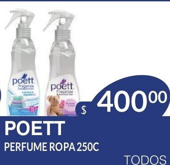 Masivos Poett Perfume Ropa 250c oferta