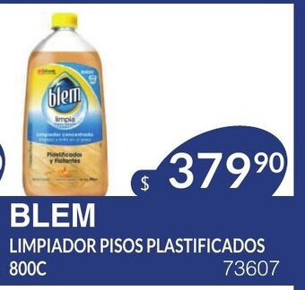 Masivos Blem Limpiador Pisos Plastificados 800c oferta
