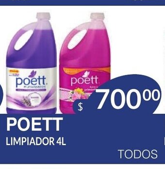 Masivos Poett Limpiador 4L oferta