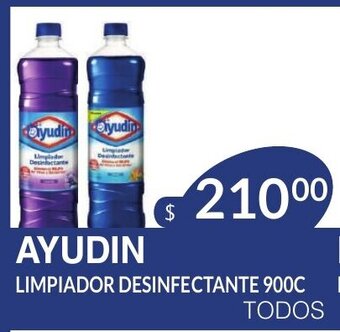 Masivos Ayudin Limpiador Desinfectante 900c oferta