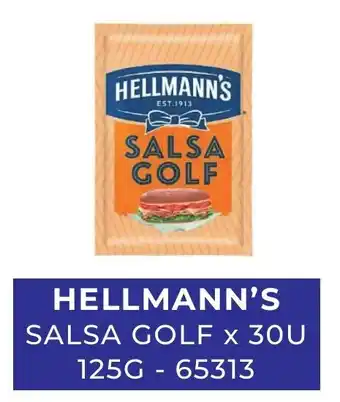 Masivos Hellmann's Salsa Golf x 30u 125g oferta