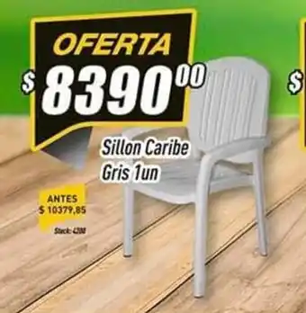 Sillon Caribe Gris 1un