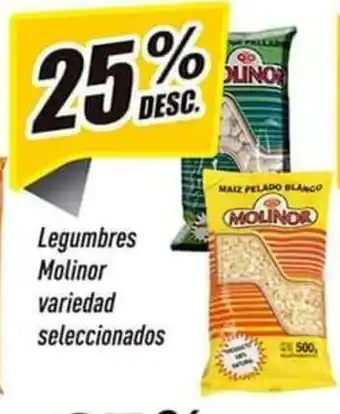 Supermercados Comodin Legumbres Molinor Variedad Seleccionados oferta