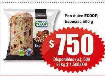Cooperativa Obrera Pan dulce ecoop especial oferta