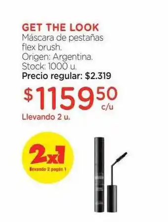 Farmacity Get the look máscra de pestañas flex brush oferta