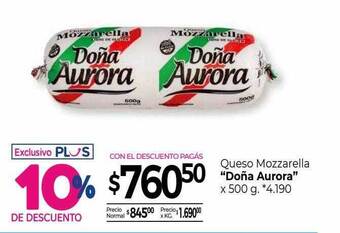 La Anonima Queso mozzarella oferta