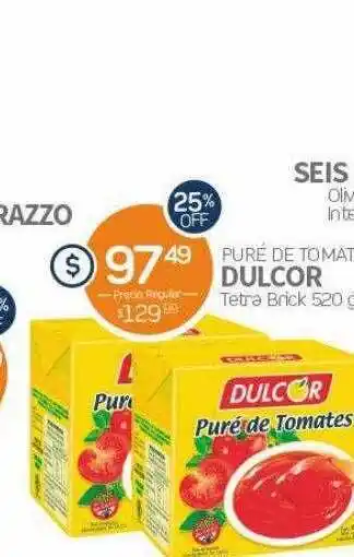 Puré de tomate dulcor