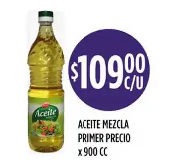 Supermercados Toledo Aceite Mezcla Primer Precio x 900cc oferta