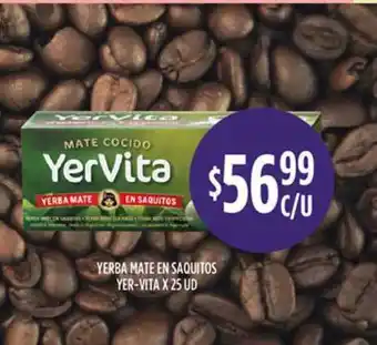 Supermercados Toledo Yer-vita Yerba Mate En Saquitos x 25ud oferta