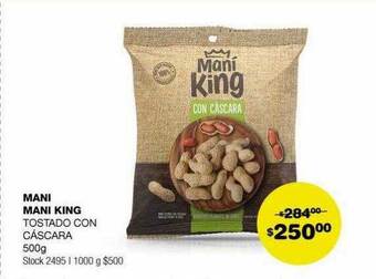Atomo Conviene Mani mani king tostado con cáscara oferta