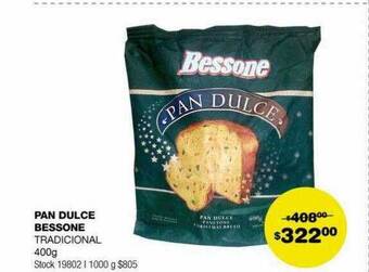 Atomo Conviene Pan dulce bessone tradicional oferta
